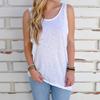 Women Vest Sleeveless Backless Ladies Back Cross Off Shoulder Vest T-shirt Streetwear