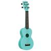 KALA The Waterman RECYCLED Beach Collection Soprano Ukulele with Aqua Mist Tote Glow-in-the-Dark (KA-R-WMG-BL-S) [Includes Bag]