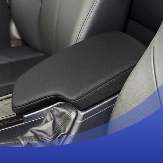 Черная крышка центральной консоли подлокотника из ПУ кожи для BMW E46 3 серии -2013