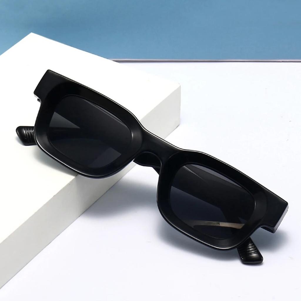 Fashion Classic Punk Small Rectangle Sunglasses UV400 For Men Women Summer Vintage Retro Square Sun Glasses Eyewear Sun Shades