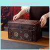 Retro Chinese Classic Wooden Organizer Box For Stationery And Small Accessories