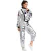 Silver Couple Wandering Earth Spacesuit Men's Pilot Halloween Astronaut Costume