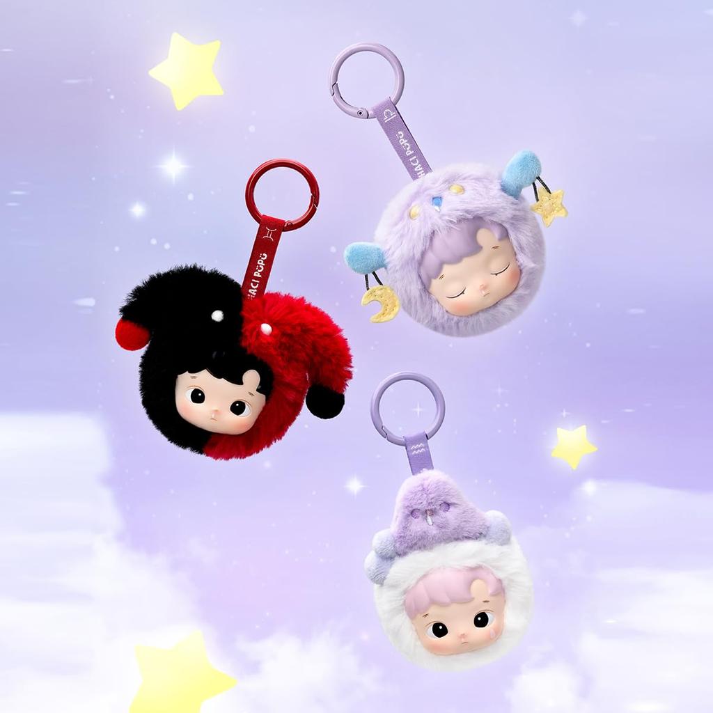 POP MART HACIPUPU The Constellation Series Plush Toys Pop Mart Gachapon Blind Box Figure Plastic Model Premium Toy PVC Soft Vinyl Original Character