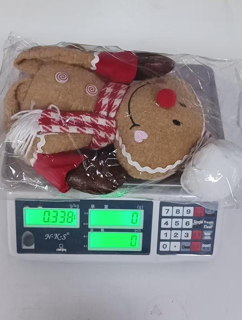 Рождественское имбирное печенье, подвесное украшение с длинными ногами