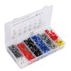 1800Pcs Box Electrical Wire Connectors 8 Types Adjustable Wire Crimp Terminals Ferrule Crimping Tool Kit for Car Home
