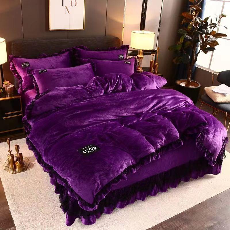 Размер King/Queen Size/полноразмерный пододеяльник, комплект наволочек из плотного хлопка, простое постельное белье для спальни, высокое качество