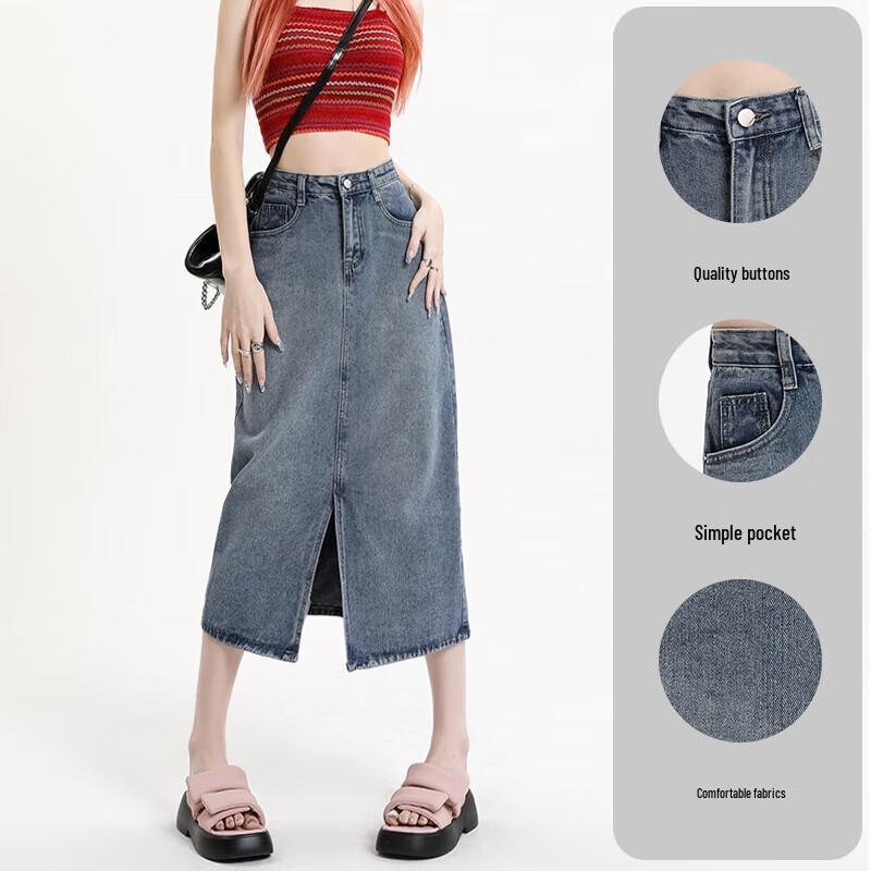 Jeanswest Women's Wool-Blend A-Line Midi Skirt