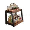 Столешница для кухни из массива дерева Многофункциональная полка для хранения специй Полка для хранения приправ, масла, соли, соуса, уксуса