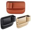 Car Seat Gap Storage Box with Cup Holder Large Capacity Wear Resistant Waterproof Center Console Car Interior Organizer