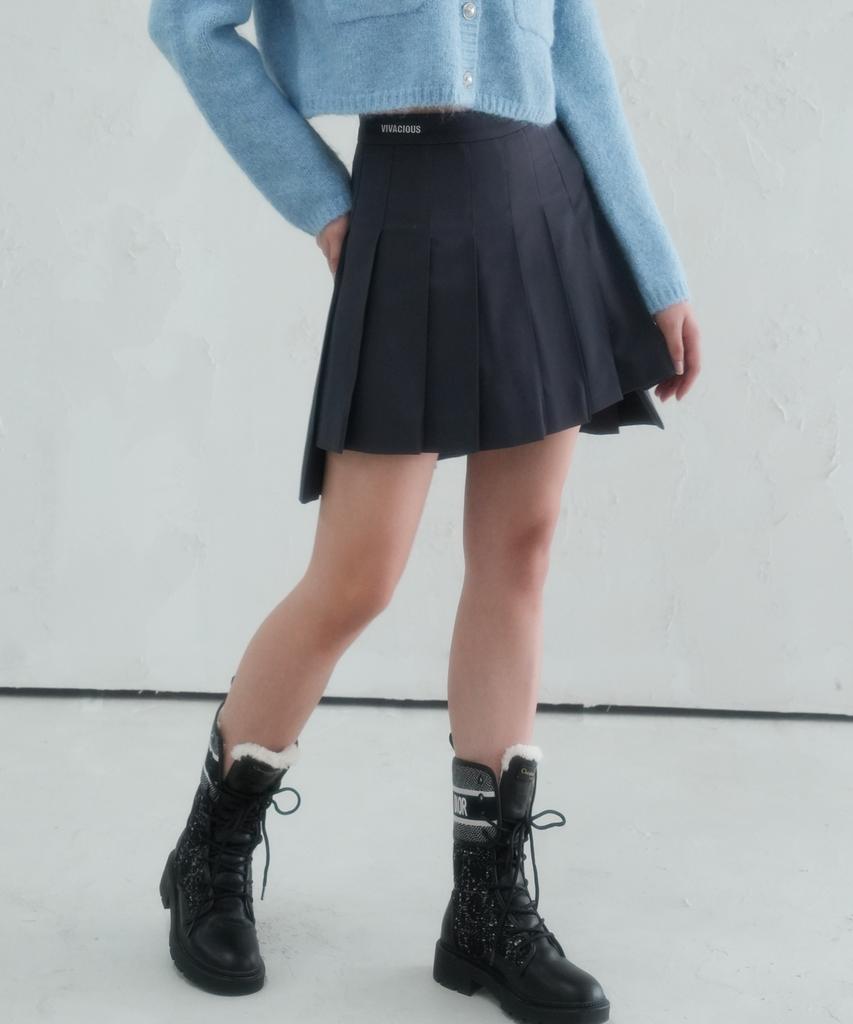 Viva Sers Boy Unbalanced Skirt - 2Col