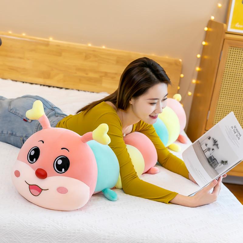 Милая длинная подушка Caterpillar Love, девочки спят на боку, щиплют ноги, мальчики, беременные женщины спят и держатся за специальные подушки