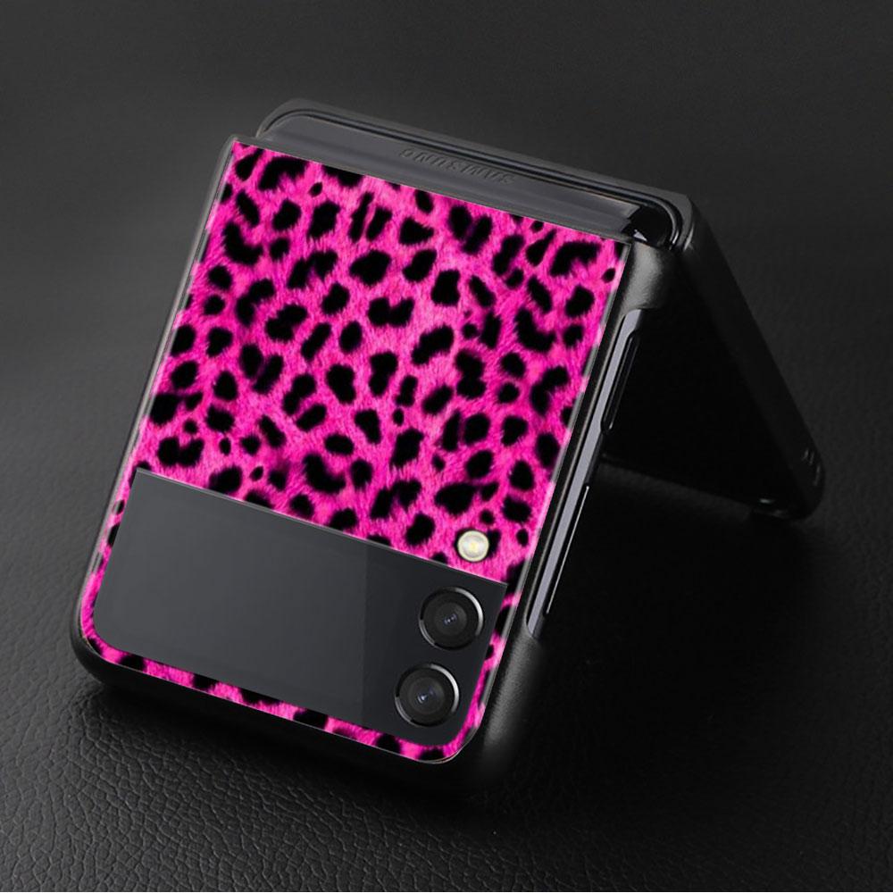 Модный черный чехол с леопардовым принтом «Пантера» для Samsung Galaxy Zflip3 Z Flip3 5g Zflip Flip для смартфона