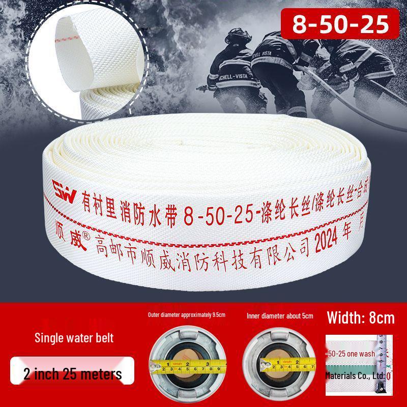 Пожарный рукав высокого давления 65 футов и соединитель для гидранта со взрывозащищенным водяным пистолетом, 20/25 м