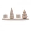 Christmas Tree Taper Candle Tray