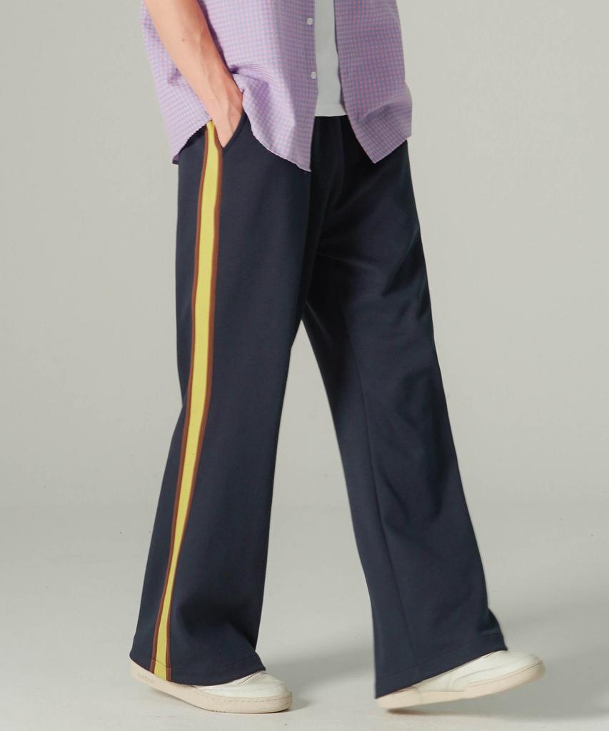 WV PROJECT Brace Semi-Wide Track Pants Navy Hslp7808