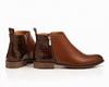 Flat autumn ankle boots, camel leather, Butdam BTZ 37
