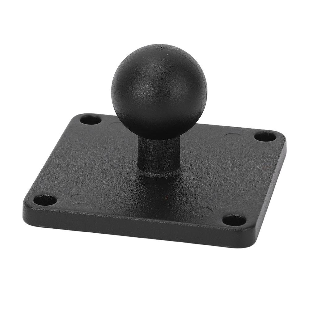 Rubber Ball Mount Base Aluminum Alloy AMPS Square Plate Durable Ball Mount Adapter Plate  for Cars