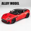 1:22 Alloy Car Model With Sound Light Compatible For Aston Martin Pull Back Car Toy For Children