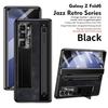 С стилусом закаленное стекло кожаный чехол для телефона Samsung Z Fold6 Fold5 Fold4 все включено складная подставка ударопрочный жесткий ПК 3 шт складной чехол