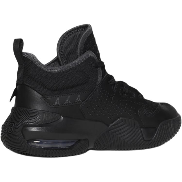 Jordan Stay Loyal 2 Устойчивые к скольжению и истиранию Низкие Детские Баскетбольные Кроссовки Черные Подростковые DQ8398-002