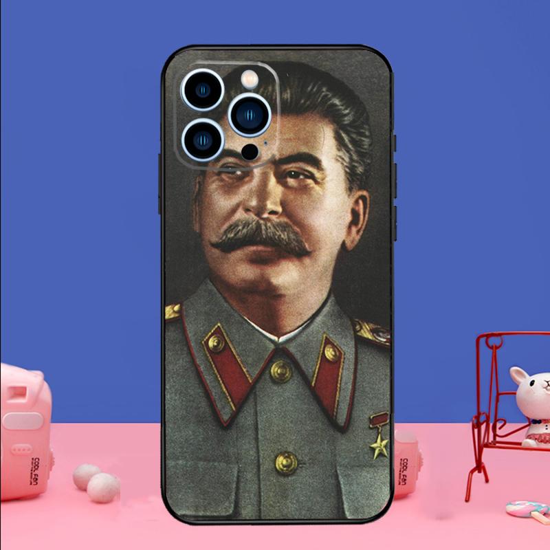Russian Commander Stalin Phone Case For iPhone 17 Air 16 15 14 11 12 13 Pro Max 13 mini 15 16 Plus 16e Bumper Cover
