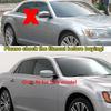 Пара крышек боковых зеркал заднего вида из рога быка для Dodge Charger SRT Chrysler 300 300C 2010- Отделка зеркала заднего вида Автомобильные аксессуары