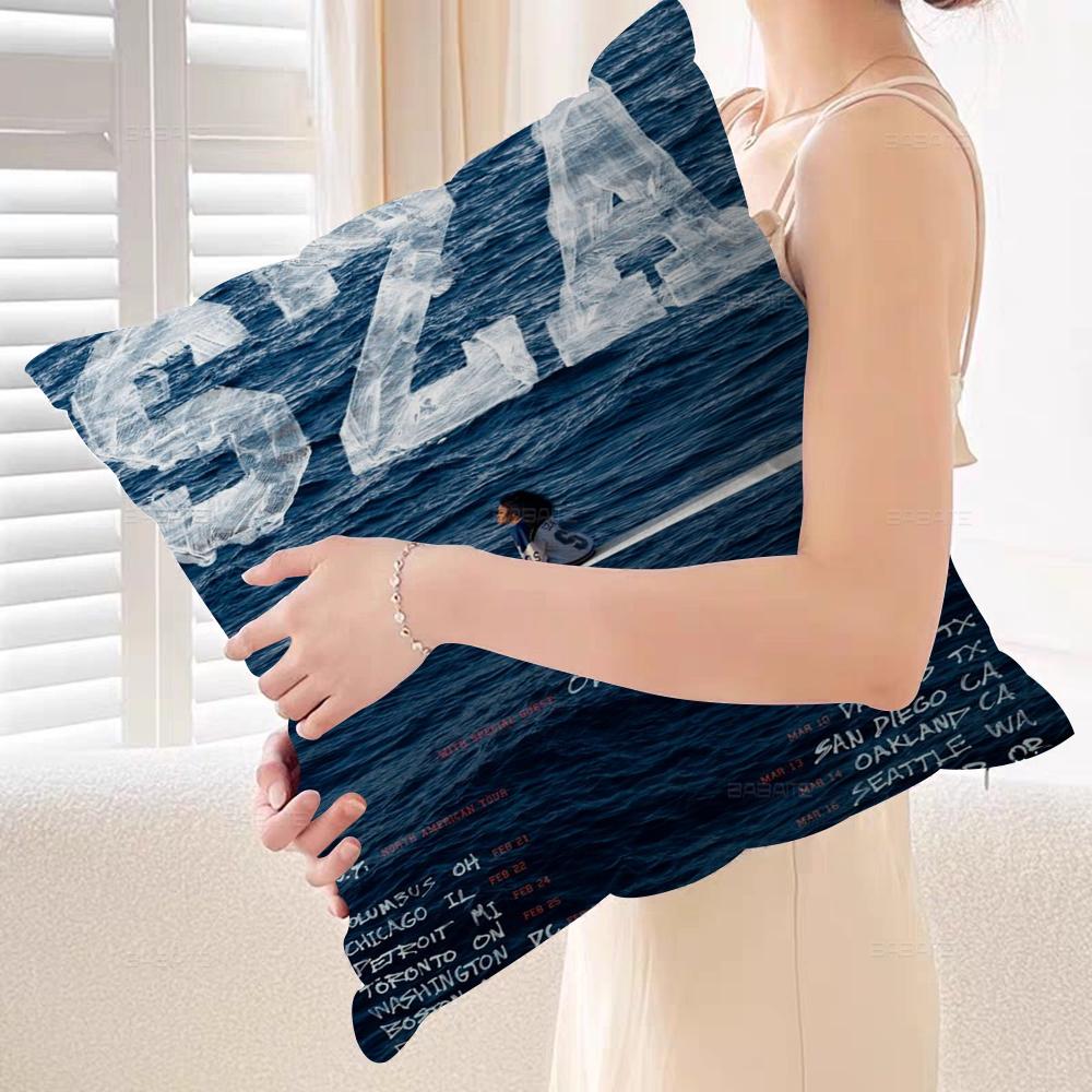 S-SZA GIRL Personalized Pillow Cover Kids Bedroom Wild Party Decor Pillowcase Kid Birthday Shower Gift