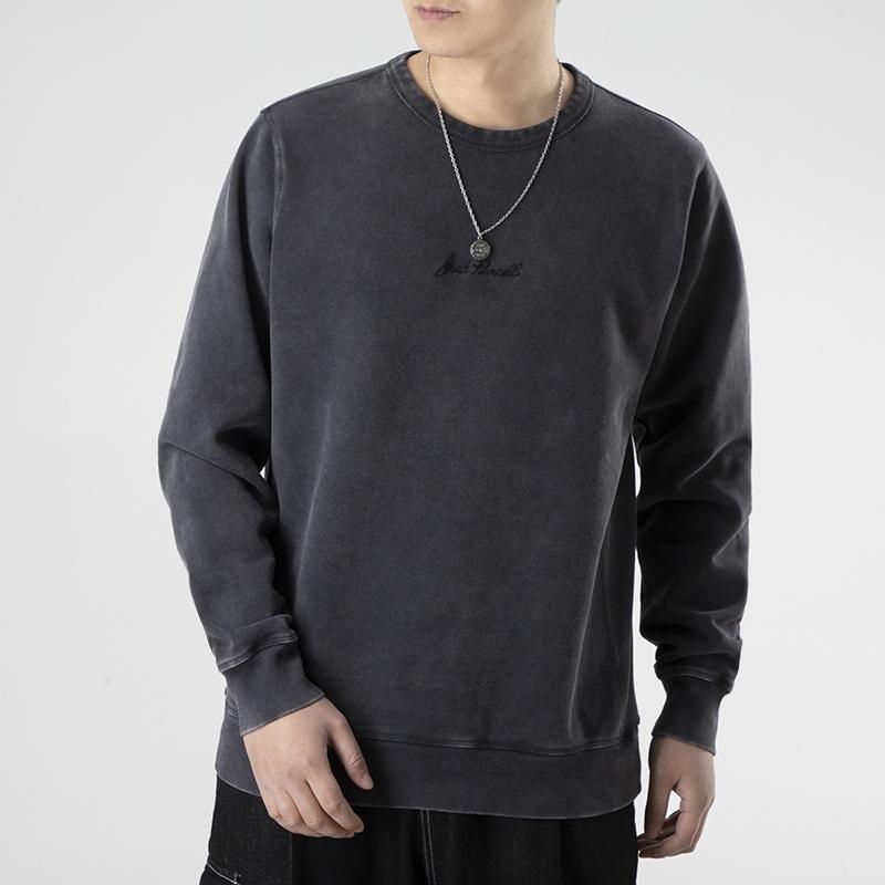 Converse Jack Purcell Pullover Crewneck Sweatshirt Asia Sizing 'Black' Men's 10021636-A02