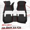 Автомобильные коврики на заказ для BMW X4 F26 2014 2015 2016 2017, автомобильные подушечки для ног, автомобильное ковровое покрытие, интерьер