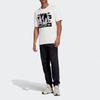 adidas Футболка Originals Trefoil Msg Ss с логотипом Earth для мужчин, белая FM2256