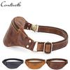 Genuine Leather Waist Packs For Men Travel Fanny Pack Small Waist Bag Male Chest Bags