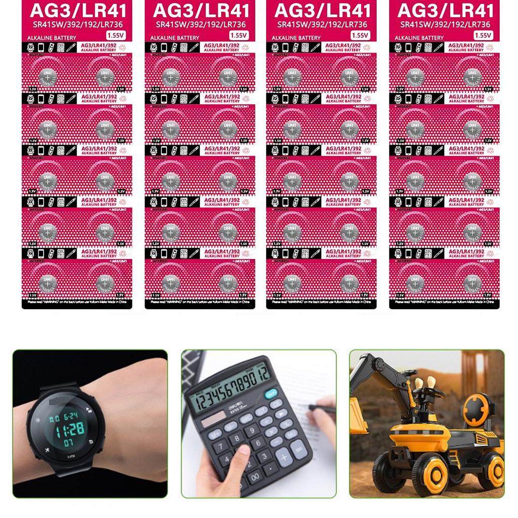 AG3 1.55V плоская литиевая батарея SR41 192 L736 384 SR41SW CX41 LR41 392 Long для электронных устройств