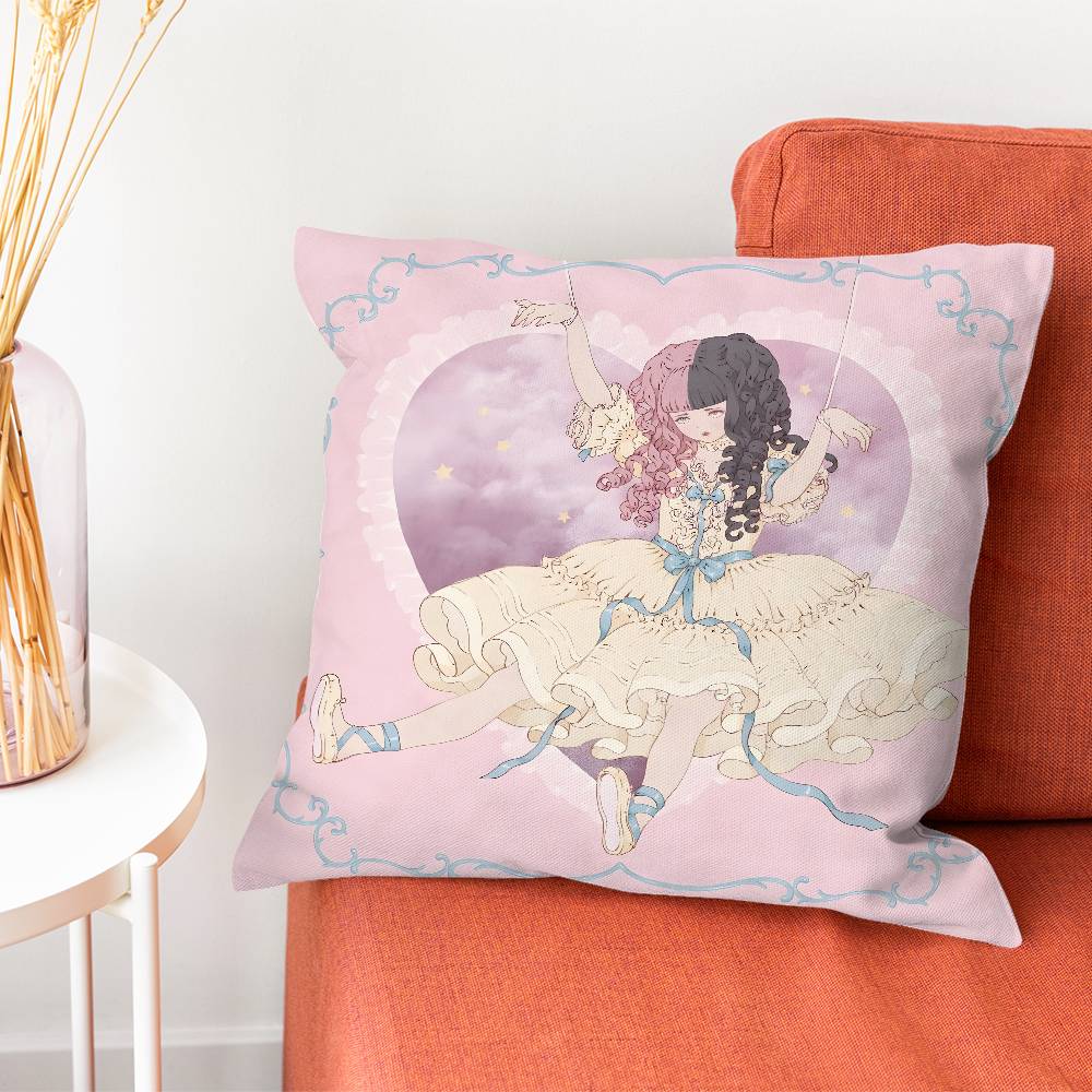MMelanie Martinez HADES Pillow Case Plush Fabric Soft DoubleSided Printed Sofa Warm Winter Home Gift Cushion Cover