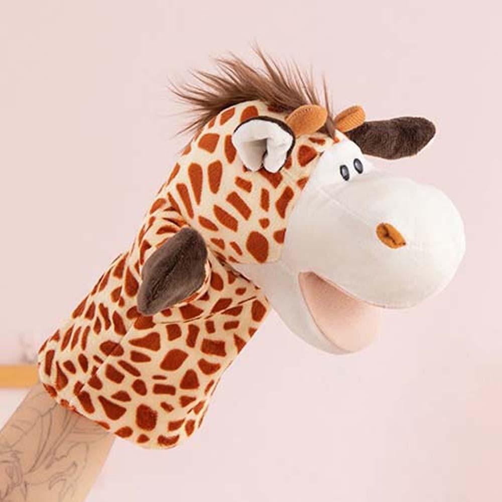 Stuffed Animal Hand Puppet Cartoon Appease Dolls Hand Finger Puppets Kindergarten Story Props
