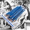 14 шт. Профессиональный набор угольных карандашей для эскизов 2H-10B для художников и начинающих Деревянный грифель Рисование и эскизирование Художественные принадлежности