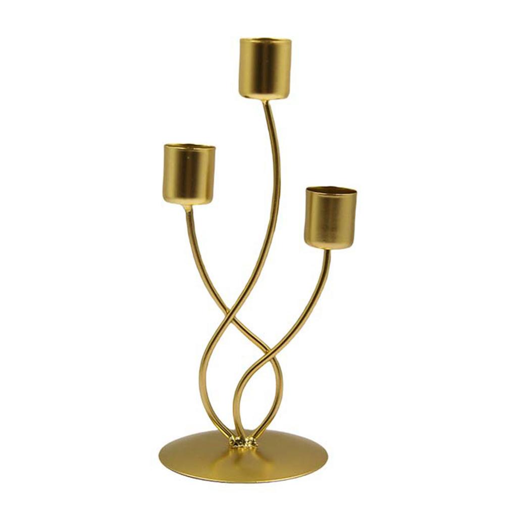 Элегантный металлический подсвечник в скандинавском стиле, декоративный железный конический подсвечник для домашнего стола, центральные украшения