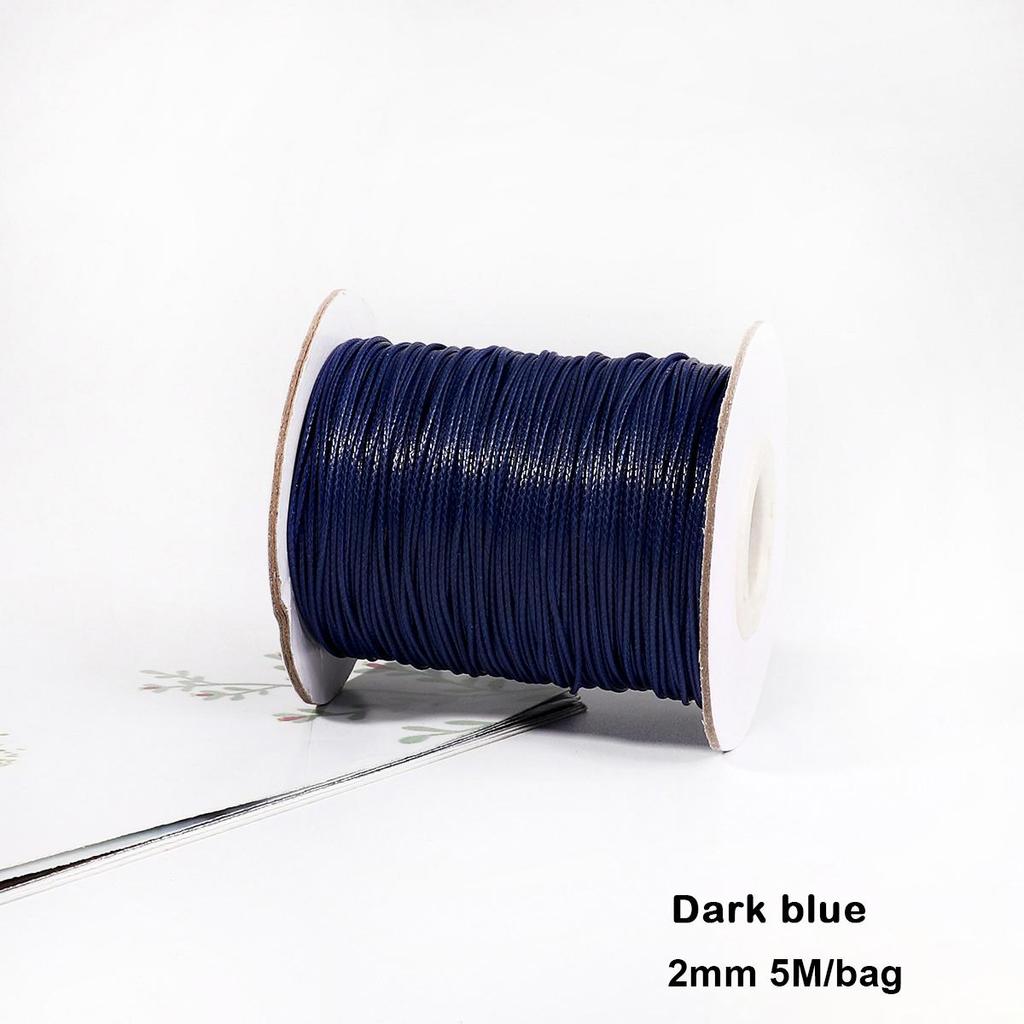 Разноцветные вощеные хлопковые шнуры для макраме, ювелирные бусины, изготовление ювелирных изделий своими руками