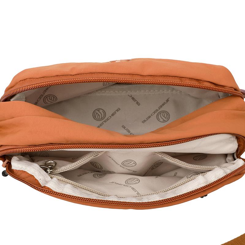 Женская наплечная сумка однотонная сумка кроссбоди водоотталкивающая нейлоновая сумка