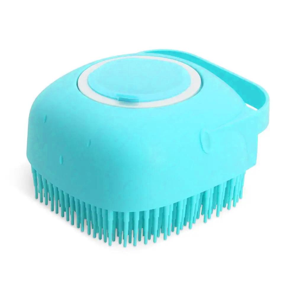 Pet Bathing Brush Soft Cat Massage Comb Remove Floating Hairs Dog Shampoo Brush Pet Washing Supplies