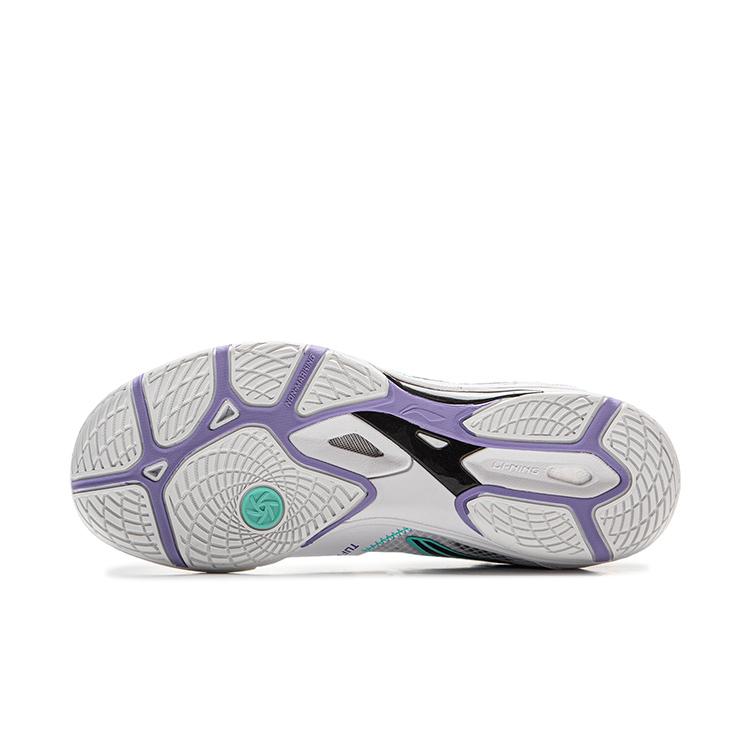 Li Ning износостойкие дышащие низкие тренировочные кроссовки унисекс Белый Черный APPU027-4