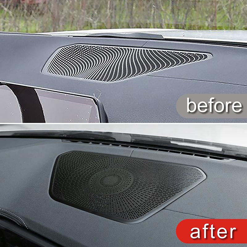 Для BMW 3 серии G20 G28 2020 2021 2022 LHD черная приборная панель аудио динамик рамка декоративная крышка отделка автомобиля стиль салона наклейка