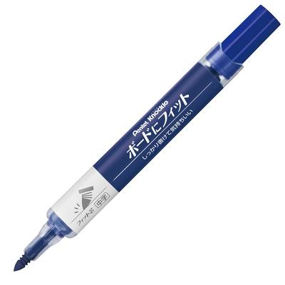 Pentel Доска для белой доски Fit to Medium 10 маркеров, Доска, Наконечник, Синий, Маркеры, EMWL5SBF-C