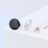 Men Womens Korean Fashion Elegant Anti-allergy 925 Silver Plated Mini Simple Ear Stud Earrings Female Ear Jewelry Earrings Gifts