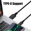 MultiCharging Cable USB C Splitter 4 In 1 MultiCharge Cable Type C Multiple USB CordBraided USB To USB C