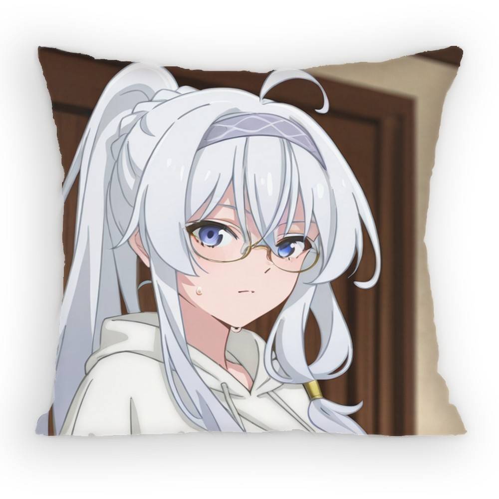 Wandering Witch The Journey Of Elaina Anime Girl Pillow Case Sofa Living Room Bedroom Headboard Cushion Square Cushion Nap Time