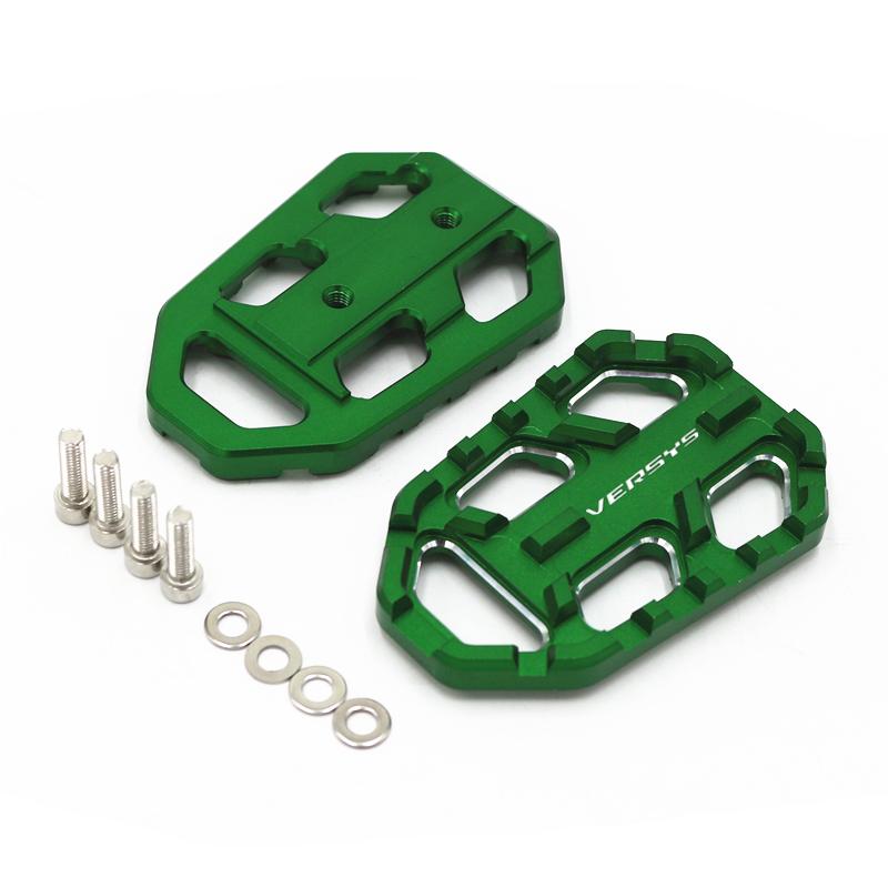 Подножка Versys650 1000 Versys X-300 Подставка для ног Подножки педали Подставка для ног для Kawasaki Versys 650 Versys1000 X300 увеличенная