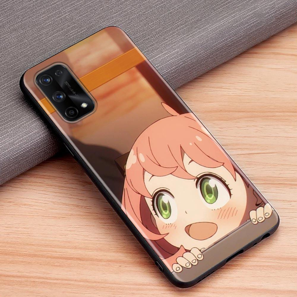 Чехол для телефона SPYx FAMILY Ania для OPPO Realme C1 C2 C3i C21 C21Y C25s C15 C11 C12 C20 XT GT GT2 X50 5G Narzo Pro, черный мягкий чехол