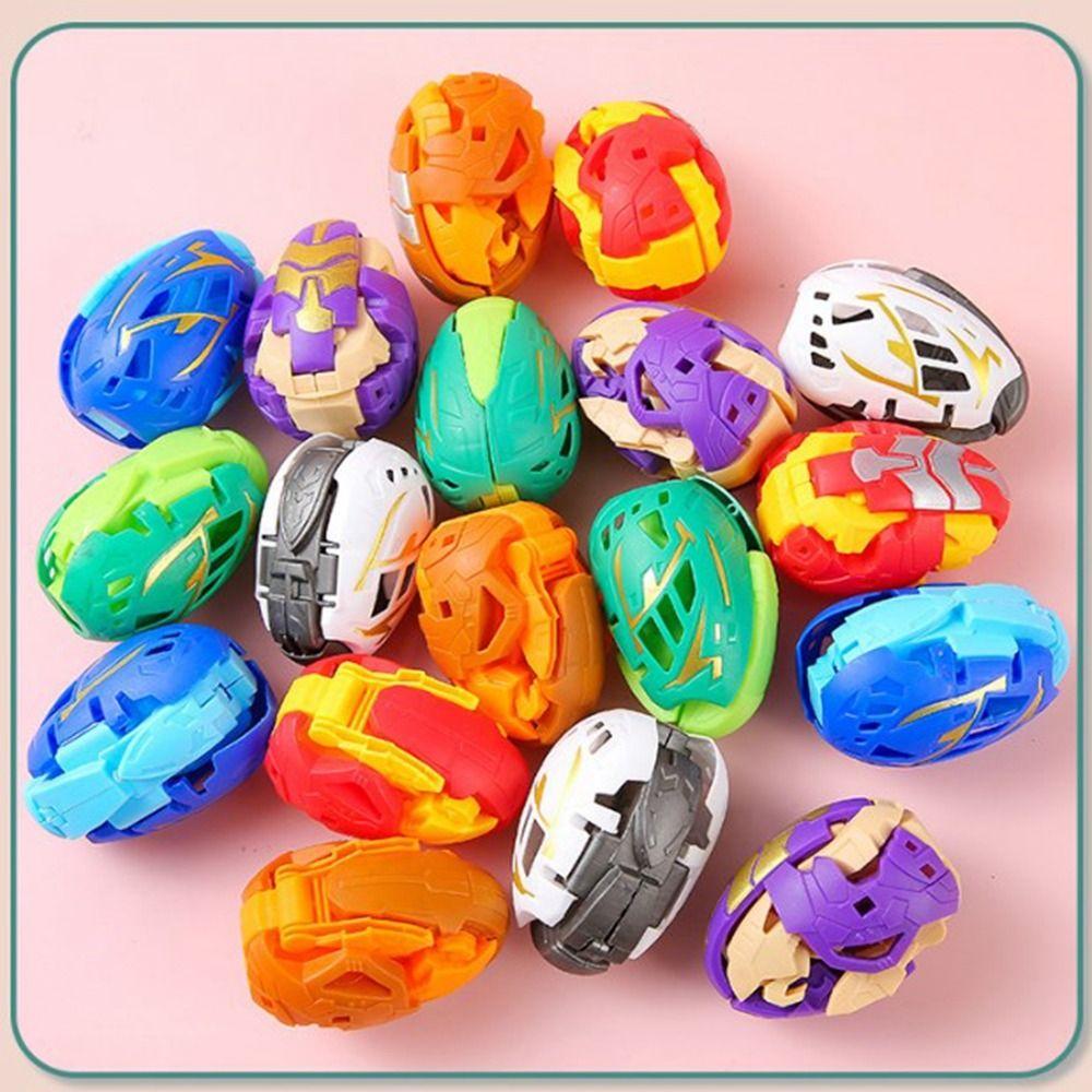 5pcs Random Color Simulation Dinosaur Egg Multistyles Twisted Egg Machines  Christmas Birthday Gifts