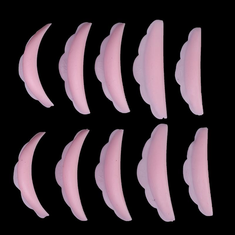 10 шт набор силиконовых накладок для завивки ресниц, переработка ресниц, щит, лифтинг, милые бигуди