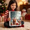 Decorative Acrylic Ornaments for Windows Doors Christmas Advent Calendar, 24 Day Countdown Box with Highland Cow Hanging Tree Pendants, Festive Decor,